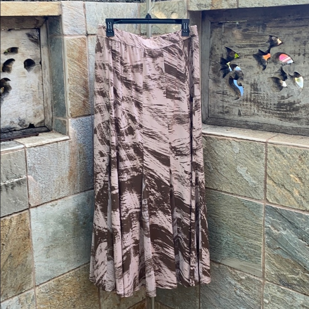 George Simonton Printed Milky Knit Maxi Skirt